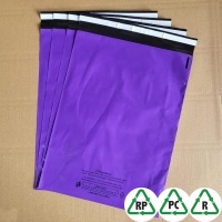 Violet Mailing Bags 14 x 20, 355 x 508 + Lip - Qty 500 