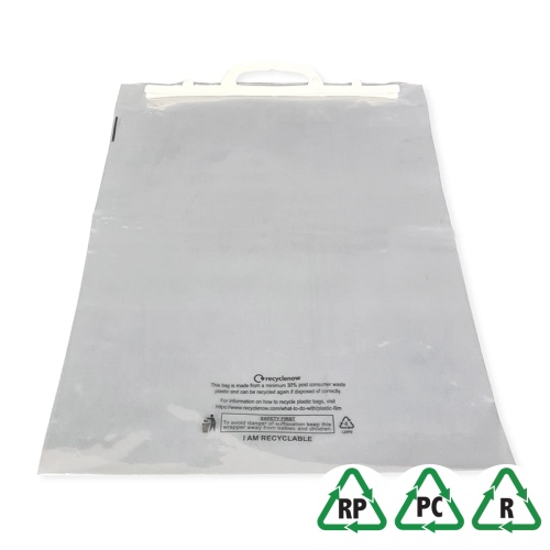 Clip Close Handle Clear Polybags