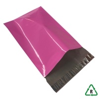 Pink Mailing Bags 4.7 x 6.7, 120 x 170 + Lip - Qty 100 