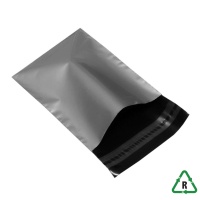 Silver Mailing Bags 14 x 20, 350 x 500mm + Lip, Qty 500 