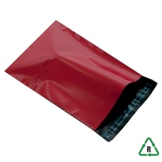 Red Mailing Bags 17 x 24, 425 x 600 + Lip, Qty 250