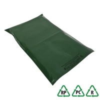 Green Mailing Bags 10 x 14, 250 x 350 + Lip, Qty 500