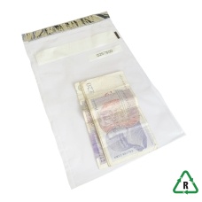 Large Tamper Evident Note Wrapper Bags 180 x 270mm Qty 100