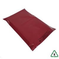 Burgundy Mailing Bags 19 x 29, 485 x 740 + Lip, Qty 250