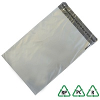 Grey Recycled Mailing Bags, 47 x 49, 1200 x 1250 + 50, Qty 50 