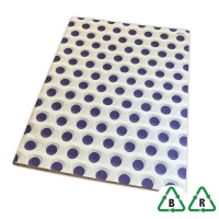 Grape Dots Printed Stock Tissue Paper - 500 x 750mm - Qty 240 Sheets