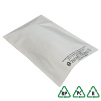 Heavy Duty White Mailing Bags 12 x 16, 305 x 406 + Lip - Qty 50