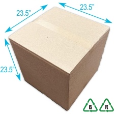 Cardboard Box 23.5 x 23.5 x 23.5, 590 x 590 x 590mm Double Wall - Pack of 10        
