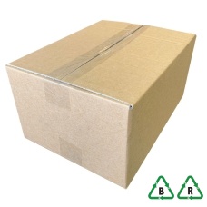 Cardboard Box 12 x 9 x 6, 305 x 229 x 152mm x 1 Box 