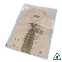 Clear Garment Bags 12 x 14.5+Lip, 305 x 370mm + Lip (30mu) - Qty 100 
