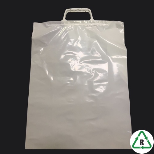 Clip Close Handle White Polybags