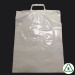 Clip Close Handle White Polybags - 12" x 15" - Qty 50
