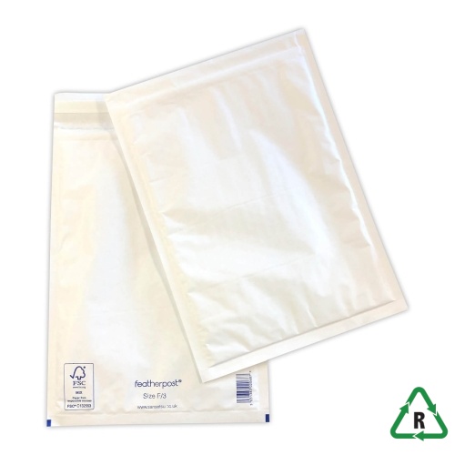 White Featherpost Bubble Lined Mailers