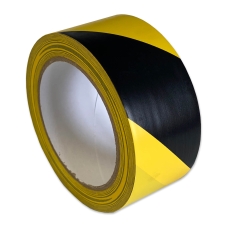 Hazard Warning Floor Tape (Black/Yellow) - QTY 1 Roll
