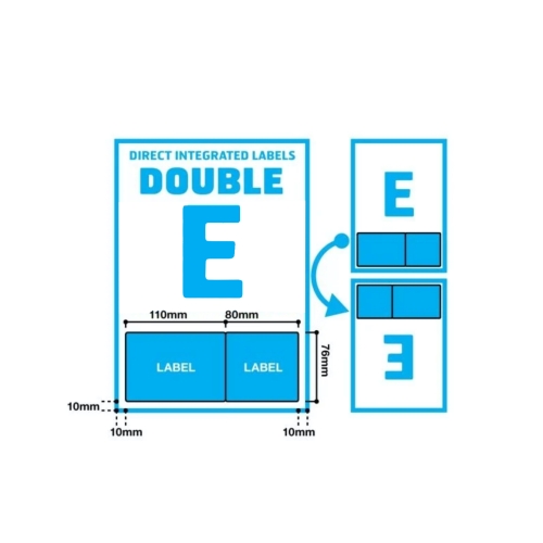 Double Integrated Label Style E