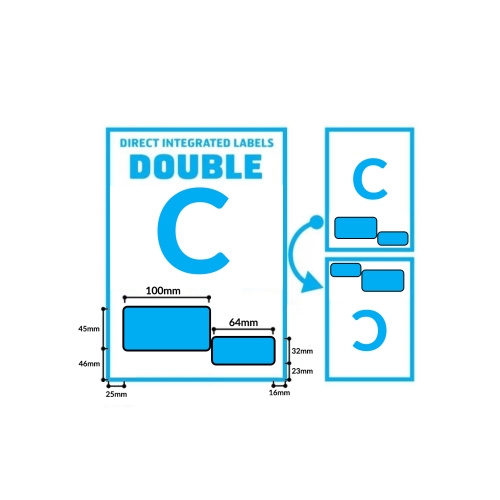 Double Integrated Label Style C