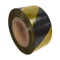 Barrier Tape (Black/Yellow) -Qty 1 Roll