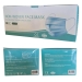 Pack of 50 x blue disposable 3 ply type IIR surgical medical face masks