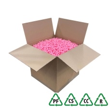 Eco Flo Pink Loose Fill 210 litres 7.5 Cubic Feet Bag - Qty 1