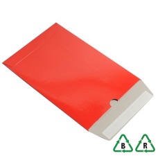 Coloured All Board Envelopes BE235 - 235 x 162mm - Qty 25 - Red