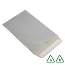 Coloured All Board Envelopes BE235 - 235 x 162mm - Qty 25 - Silver