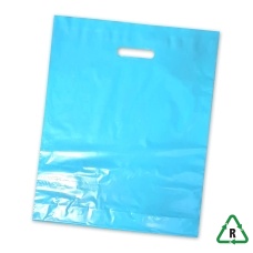 Varigauge Carrier Bags 15 x 18 x 3 Inches - Light Blue - Qty 5