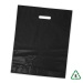 Varigauge Carrier Bags 15 x 18 x 3 Inches - Black - Qty 5