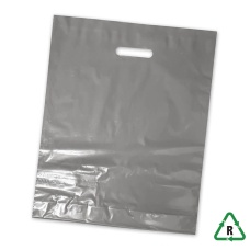 Varigauge Carrier Bags 15 x 18 x 3 Inches - Silver - Qty 5