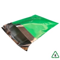 Metallic Green Foil Mailing Bags 4 x 6", (120 x 160mm) [C6] + 40mm Lip - Qty 25 