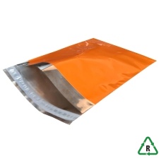 Metallic Orange Foil Mailing Bags 4 x 6", (120 x 160mm) [C6] + 40mm Lip - Qty 25 
