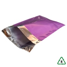 Metallic Purple Foil Mailing Bags 14 x 16" (350 x 400mm) + Lip - Qty 25
