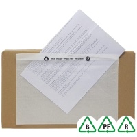 A5 (C5) Plain Paper Documents Enclosed Envelopes - Plastic Free - Qty 100