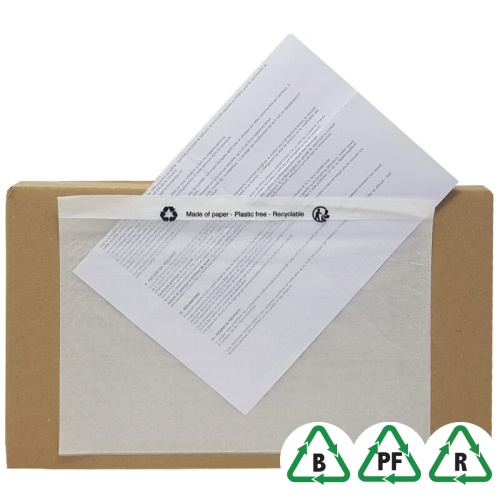 Plain Paper Documents Enclosed Envelopes