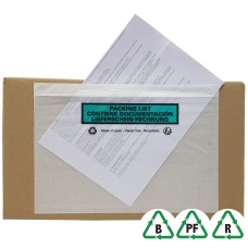 A5 (C5) Printed Paper Documents Enclosed Envelopes - Plastic Free - Qty 100