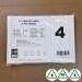 A4 Perm Self Adhesive Labels - White - 4 to a sheet, rounded corners. Pack of 100 Sheets.
