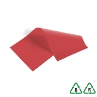 Luxury Tissue Paper 500 x 750mm - Scarlet - Qty 480 sheets