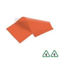 Luxury Tissue Paper 500 x 750mm - Orange - Qty 480 sheets
