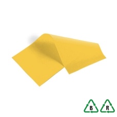 Luxury Tissue Paper 500 x 750mm - Yellow - Qty 480 sheets