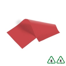 Luxury Tissue Paper 380 x 500mm - Scarlet - Qty 960 sheets