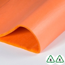 Sherbet Orange Tissue Paper 500 x 750mm - Qty 480 sheets