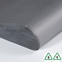 Grey Tissue Paper 500 x 750mm - Qty 480 sheets