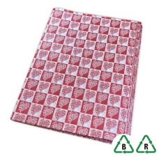Hearts - Printed Stock Tissue Paper - 500 x 750mm - Qty 240 Sheets