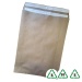 Natural Kraft Paper 1 Ply Side gusset Mailer - 100gsm - 340 × 90 x 480 + 80mm Lip - 2 x Perm SAS