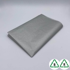Metallic Silver Tissue Paper 17gsm 500 x 750mm - Qty 100 sheets