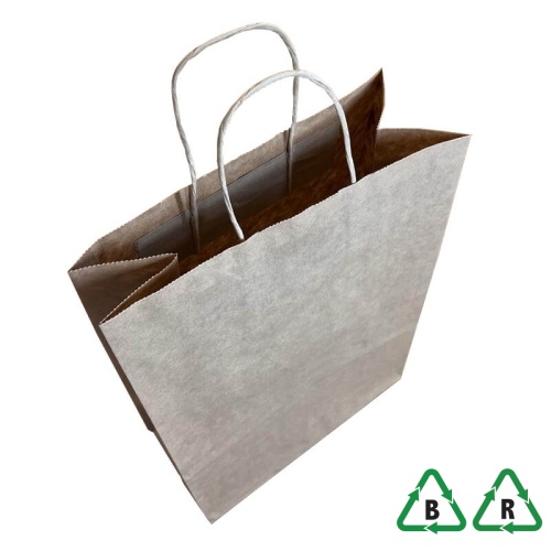 Kraft Brown Paper Carrier Bag [Twisted Handle]