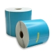 Blue Direct Thermal Printer Label - 4 x 6" (101.6 x 152.4mm) - Qty 1 Roll (500 Labels)