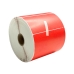 Red Direct Thermal Printer Label - 4 x 6" (101.6 x 152.4mm) 