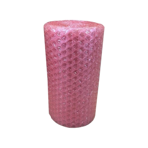 Light Pink/Red Heart Bubble Wrap 300mm x 10m