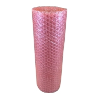 Light Pink/Red Heart Bubble Wrap 500mm x 10m x 1 Roll