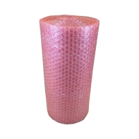 Light Pink/Red Heart Bubble Wrap 500mm x 20m x 1 Roll